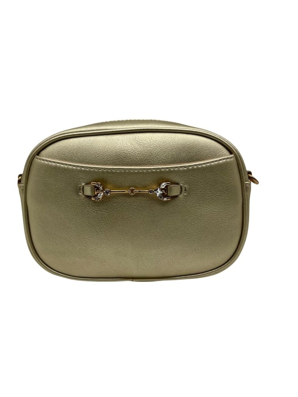 Sam Edelman Gold Faux Leather Tote Bag